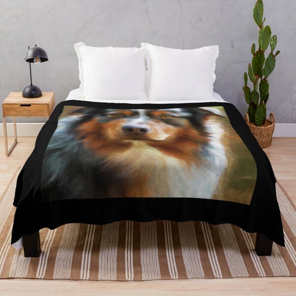 Item preview, Australian Shepherd - Dog Portrait designed and sold by CrankyOldDude.