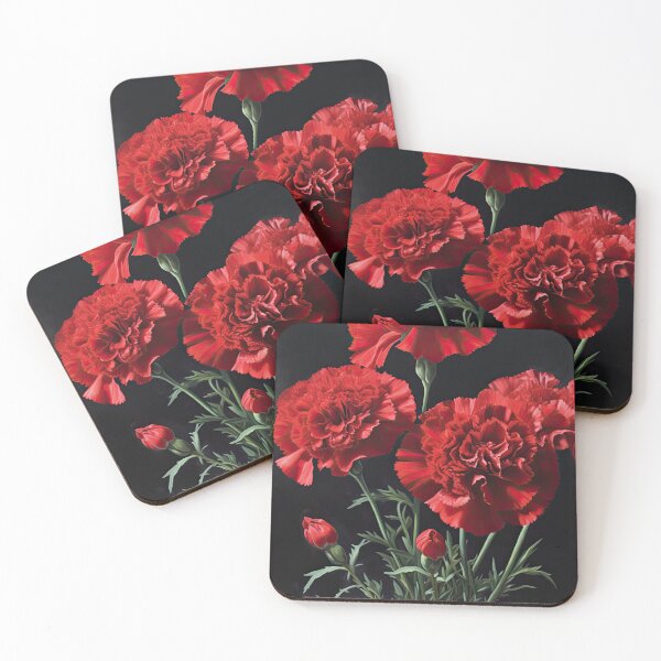 Item preview, Red Carnations  designed and sold by Vanover Designs.