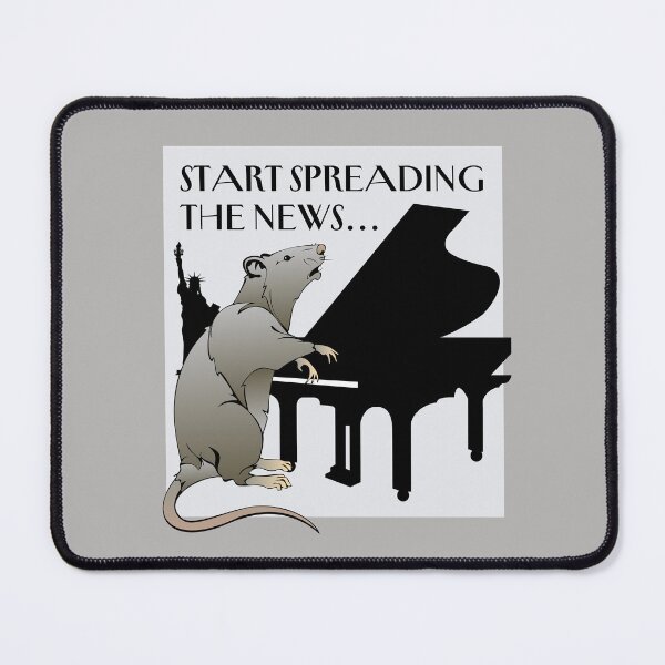 Item preview, Start Spreading the News designed and sold by AMERICANCHEEZ.