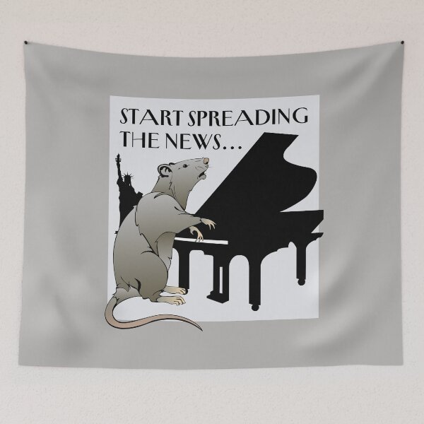 Item preview, Start Spreading the News designed and sold by AMERICANCHEEZ.