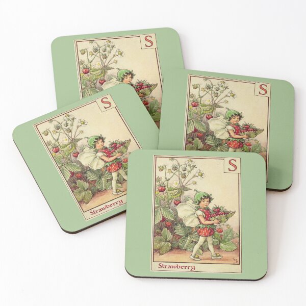Item preview, Strawberry fairy tarot designed and sold by BrontesWhimsyStore.