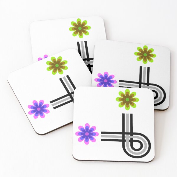 Item preview, Retro abstract flower art designed and sold by Sunwang.