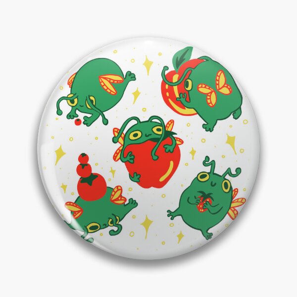 Item preview, Fruity Fairy Frogs Pattern designed and sold by TheDoodlemancer.