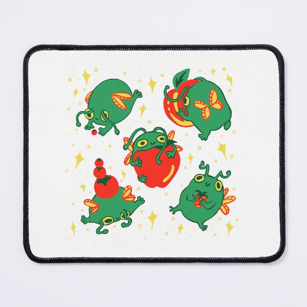 Item preview, Fruity Fairy Frogs Pattern designed and sold by TheDoodlemancer.