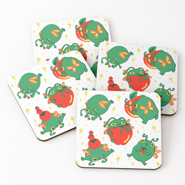 Item preview, Fruity Fairy Frogs Pattern designed and sold by TheDoodlemancer.