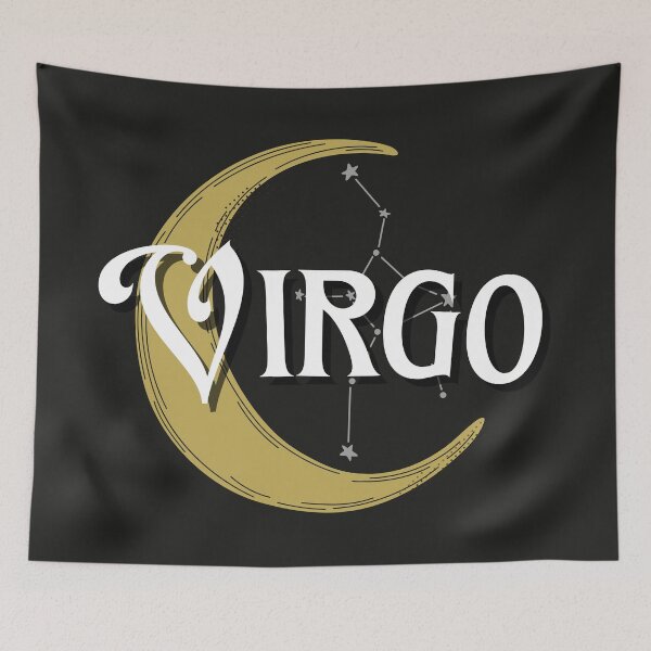 Item preview, Celestial moon in Virgo design. designed and sold by CreativeStrand.