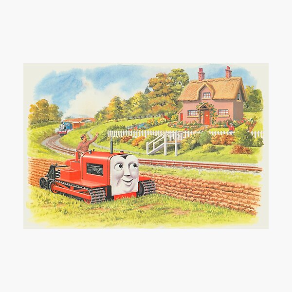 Item preview, Thomas the Tank Engine Illustration vintage : Labour d'été designed and sold by sleepyhenry.