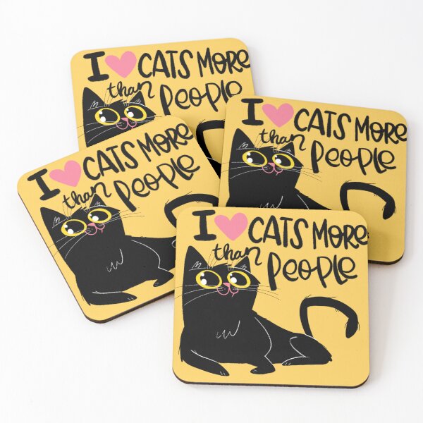 Item preview, I love cats more than people designed and sold by MrsSt0n3.
