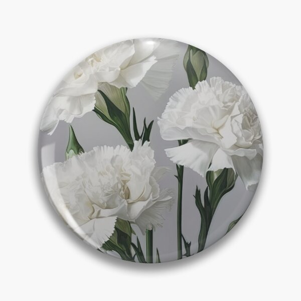 Item preview, White Carnations  designed and sold by Vanover Designs.