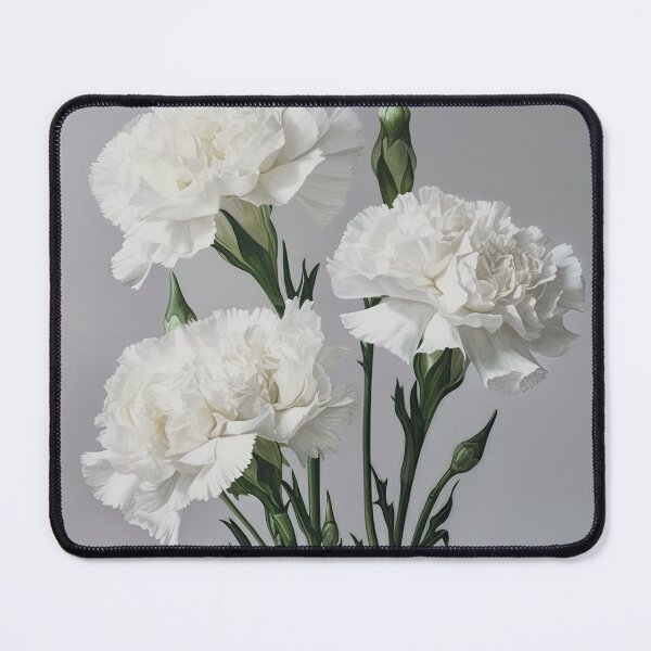 Item preview, White Carnations designed and sold by Vanover Designs.