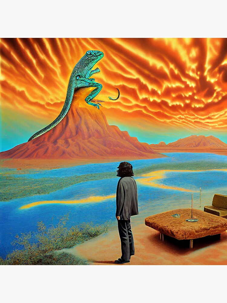 The Lizard King Sticker