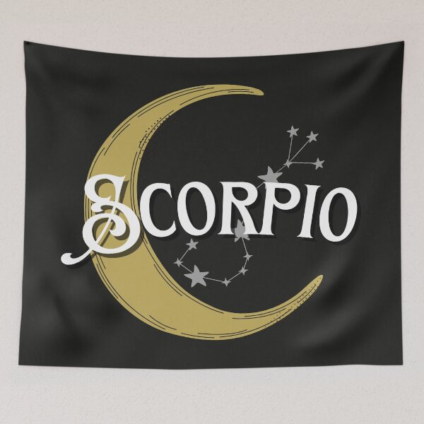 Item preview, Celestial moon in Scorpio design. designed and sold by CreativeStrand.