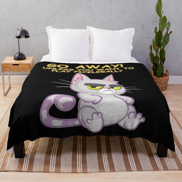 Item preview, Funny Pickleball  - Grumpy Cat Wants to Play designed and sold by A-K-Designs.