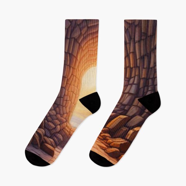 Item preview, Stone Portal with Orange Light designed and sold by HanaiPrint.