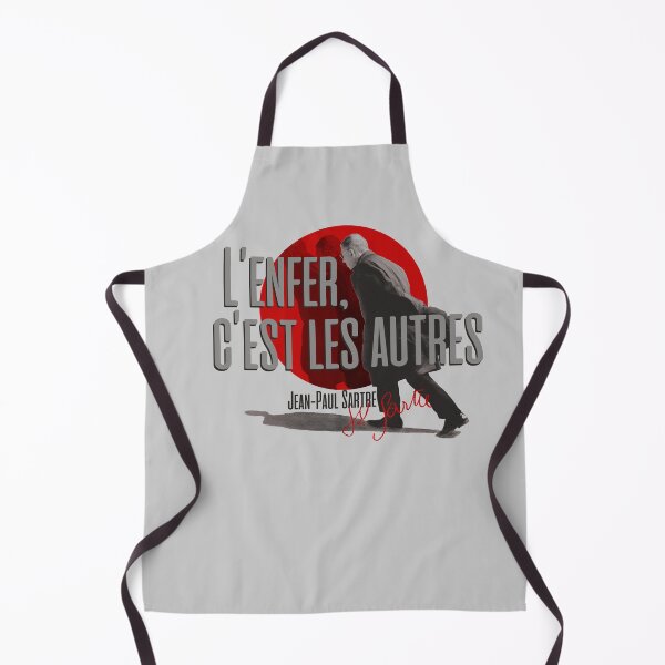 Item preview, Jean-Paul Sartre Citation - L'enfer, c'est les autres  Hell Is Other People designed and sold by artsy78.
