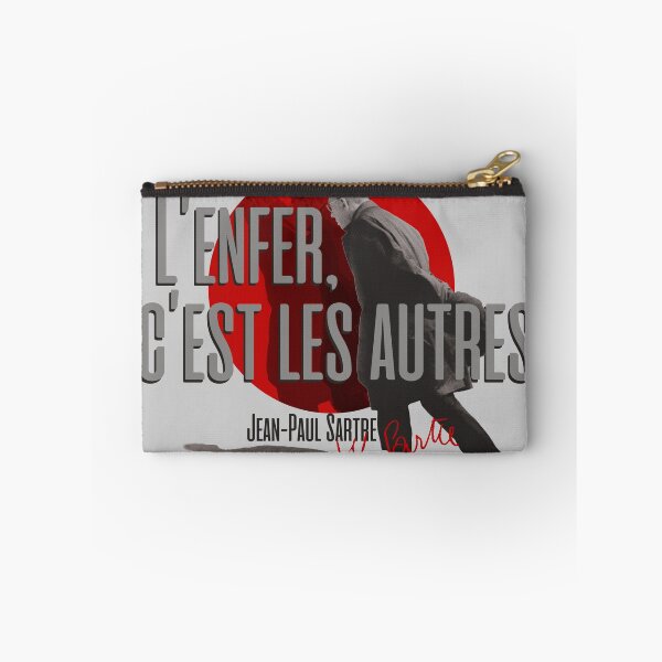 Item preview, Jean-Paul Sartre Citation - L'enfer, c'est les autres  Hell Is Other People designed and sold by artsy78.