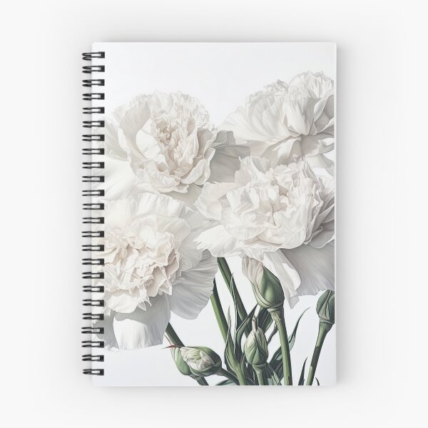 Item preview, White Carnations  designed and sold by Vanover Designs.