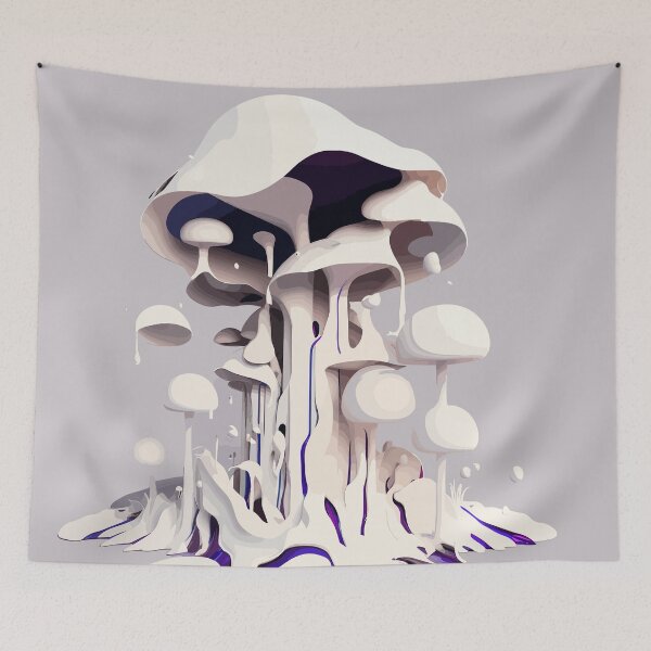 Item preview, Melting Psychedelic Mushroom Magic | Mushroom Melt | Pastel Puddle designed and sold by mindexploration.