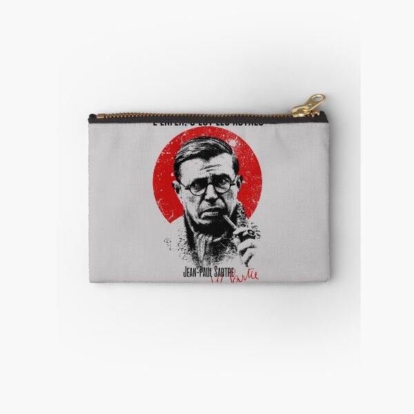 Item preview, Jean-Paul Sartre Citation - L'enfer, c'est les autres Hell Is Other People Version 2 designed and sold by artsy78.