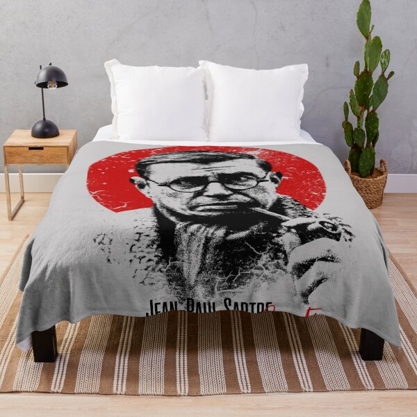 Item preview, Jean-Paul Sartre Citation - L'enfer, c'est les autres Hell Is Other People Version 2 designed and sold by artsy78.