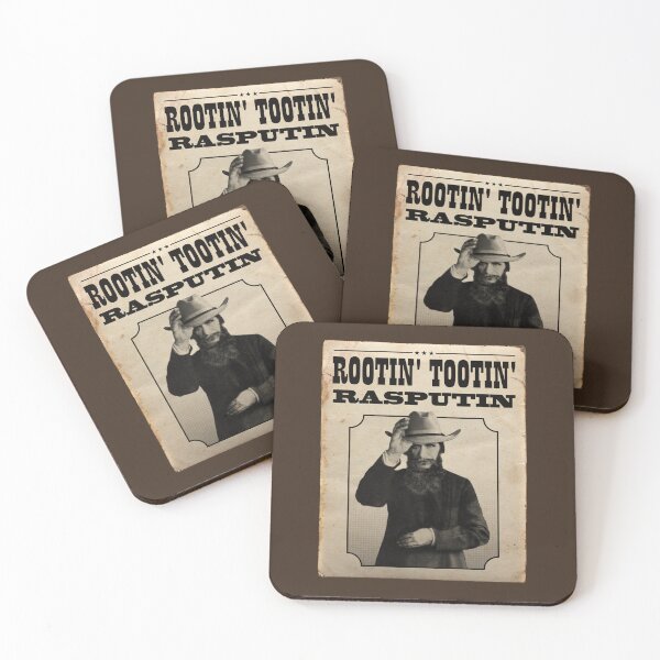 Item preview, Rootin' Tootin' Rasputin Cowboy Poster designed and sold by snazzyseagull.