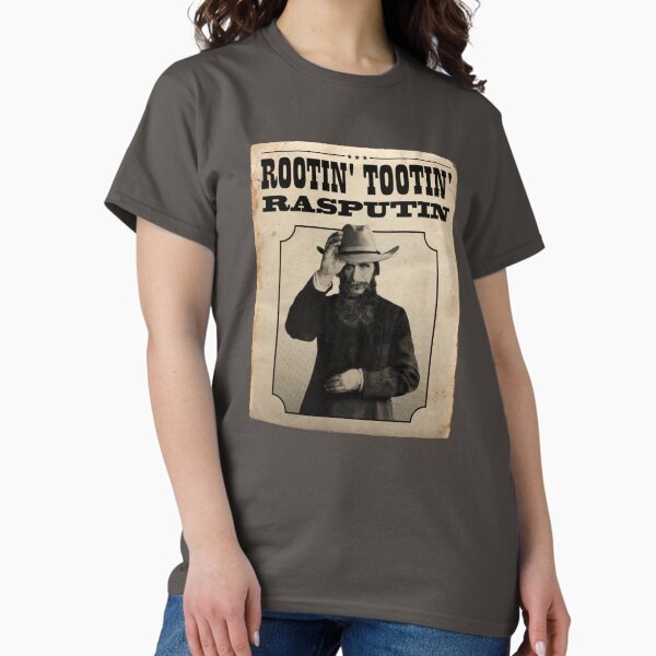 Vista previa del artículo con la obra «Rootin 'Tootin' Rasputin Vaquero Póster», diseñado y vendido por snazzyseagull.