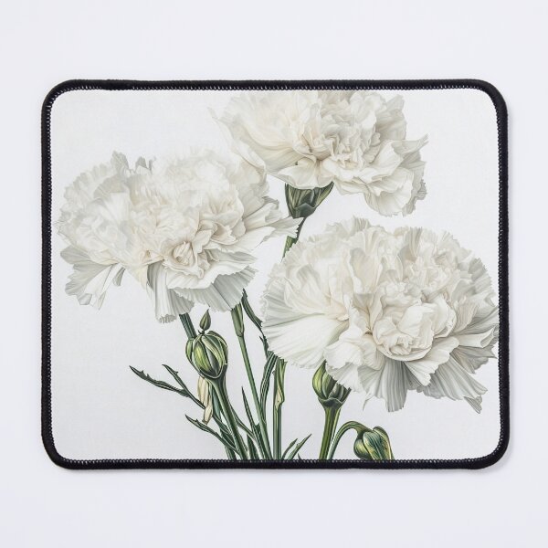 Item preview, White Carnations designed and sold by Vanover Designs.