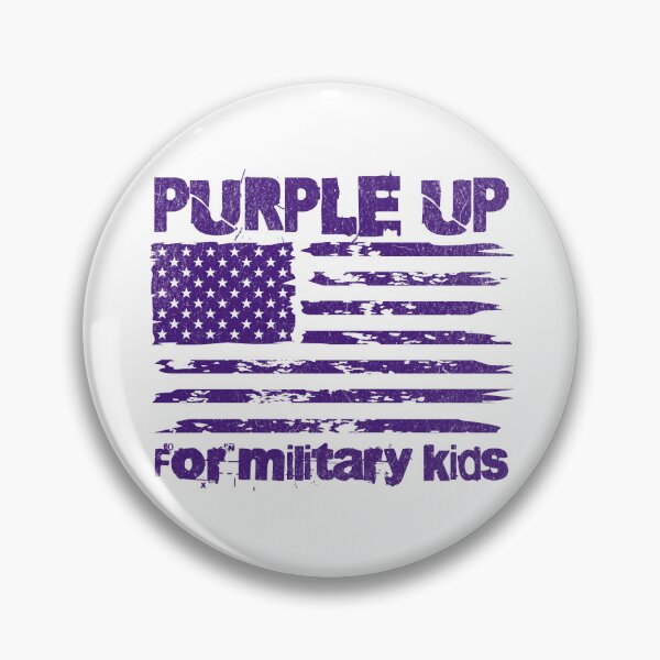 Item preview, Purple Up For Military Kids designed and sold by Rich Summers Art.