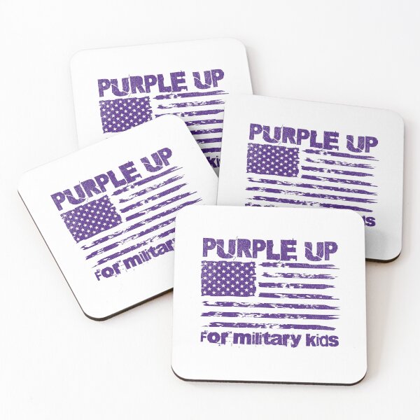 Item preview, Purple Up For Military Kids designed and sold by Rich Summers Art.