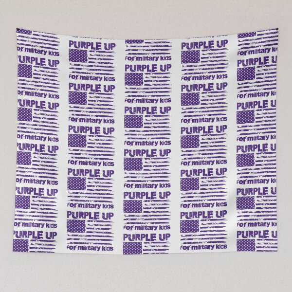 Item preview, Purple Up For Military Kids designed and sold by Rich Summers Art.