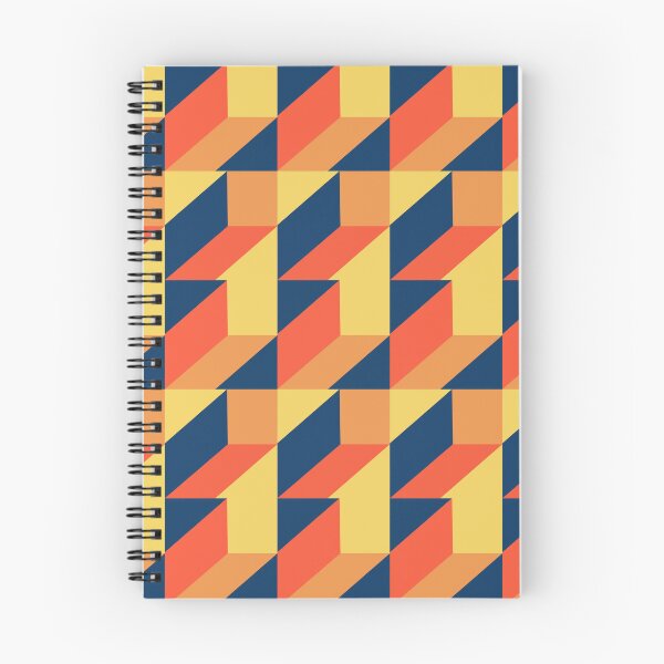 Aperçu de l'œuvre Motif géométrique jaune et orange créée et vendue par Pattrenonly.