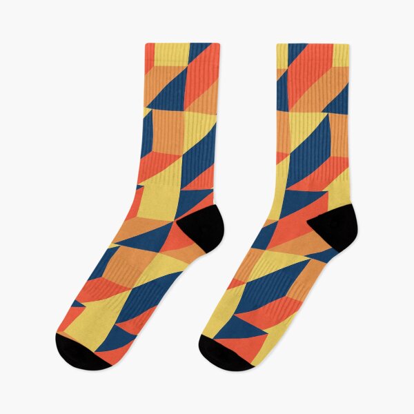 Item preview, Yellow and orange geometric pattern designed and sold by Pattrenonly.