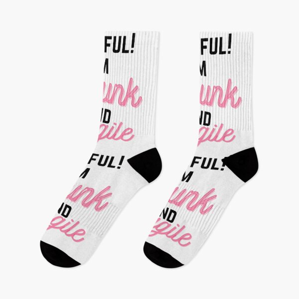 Item preview, Careful I'm Drunk and Fragile designed and sold by Molly Stern.