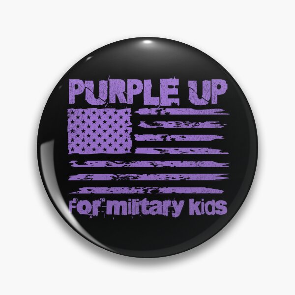 Item preview, Purple Up For Military Kids designed and sold by Rich Summers Art.