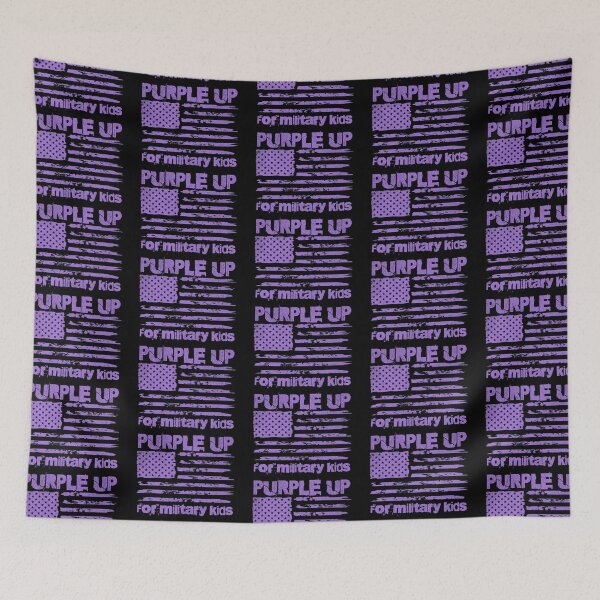 Item preview, Purple Up For Military Kids designed and sold by Rich Summers Art.