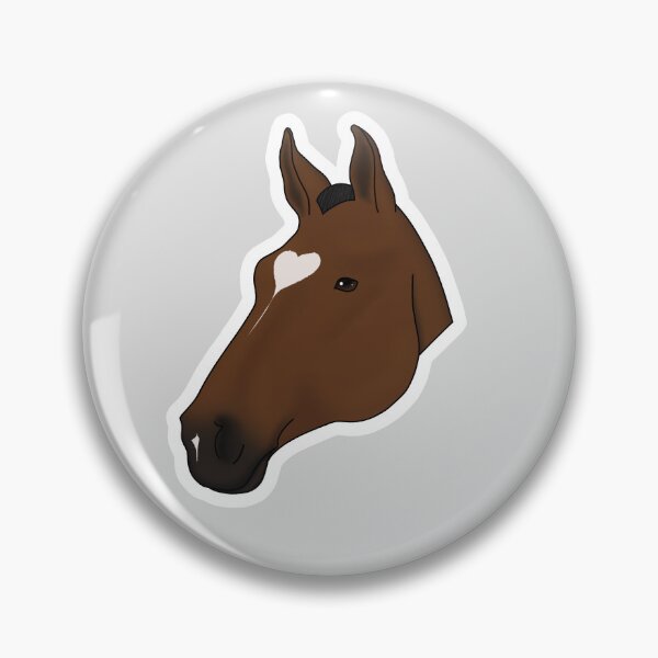 Item preview, Updated Bay Horse with Heart Marking designed and sold by Bridgethendy.
