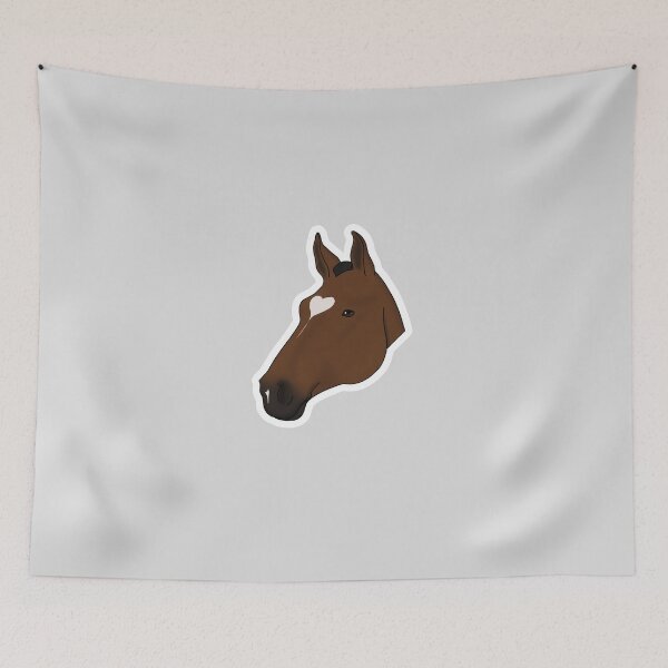 Item preview, Updated Bay Horse with Heart Marking designed and sold by Bridgethendy.