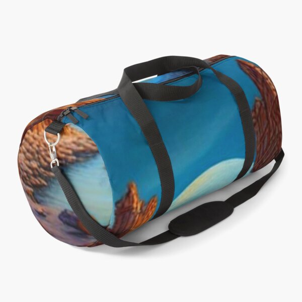 Item preview, Blue Portal Between Two Stone Pillars designed and sold by HanaiPrint.