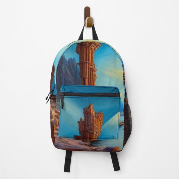 Item preview, Blue Portal Between Two Stone Pillars designed and sold by HanaiPrint.