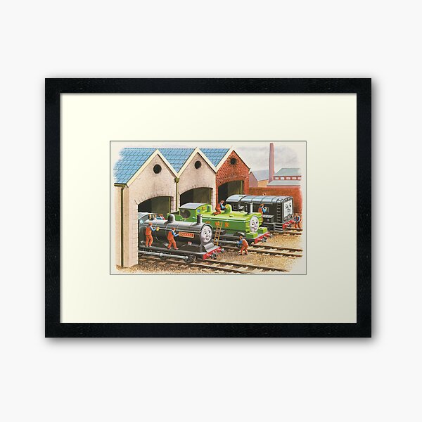 Item preview, Thomas the Tank Engine Vintage Illustration: Spring Cleaning designed and sold by sleepyhenry.