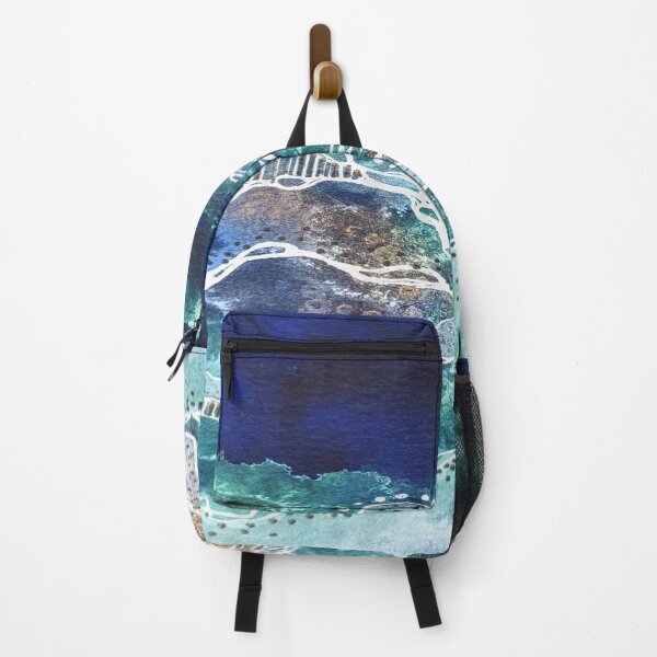 Item preview, Painted Blue Watercolor Abstract Ocean designed and sold by heartsake.