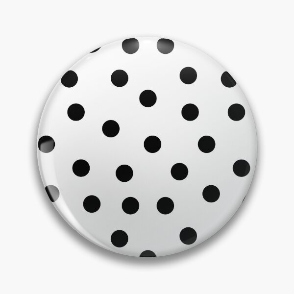 Item preview, Polka dots black and white pattern designed and sold by StudioBarcelona.