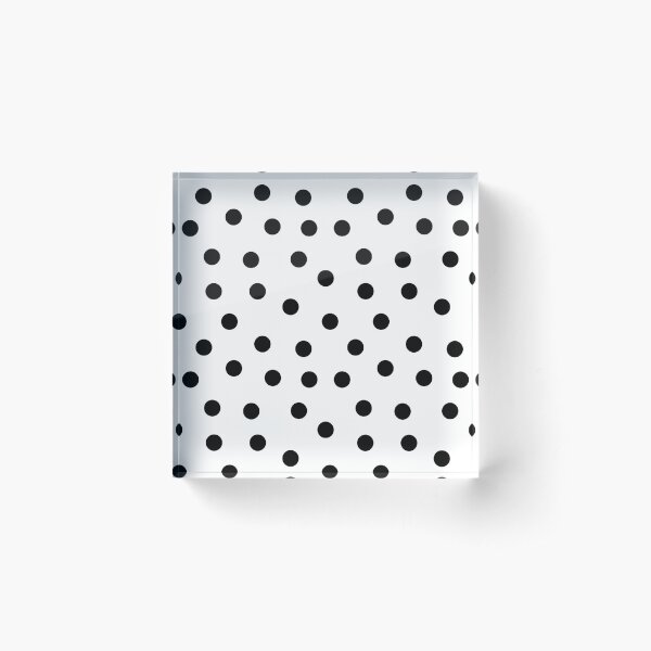 Item preview, Polka dots black and white pattern designed and sold by StudioBarcelona.