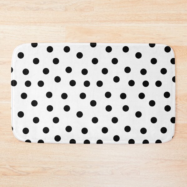 Item preview, Polka dots black and white pattern designed and sold by StudioBarcelona.