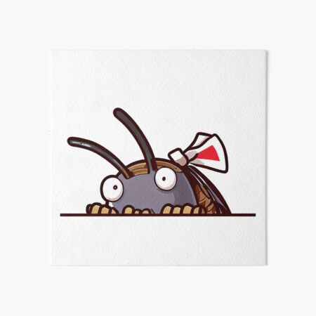 Meep spongebob cockroach | Art Board Print