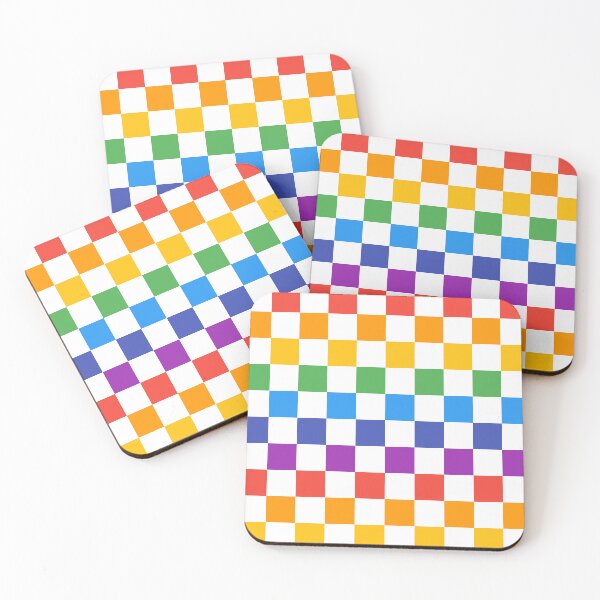 Item preview, Rainbow Checkerboard designed and sold by Pattrenonly.