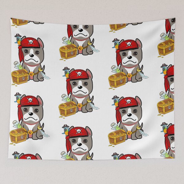 Item preview, Halloween Pirate Grey Dog designed and sold by Pet Station.
