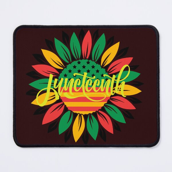 Item preview, Juneteenth Sunflower American Flag designed and sold by ShopFanCreation.