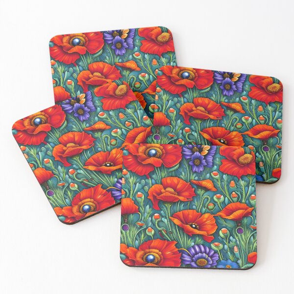 Item preview, Poppies and Cornflowers designed and sold by LyndiiLoubie.