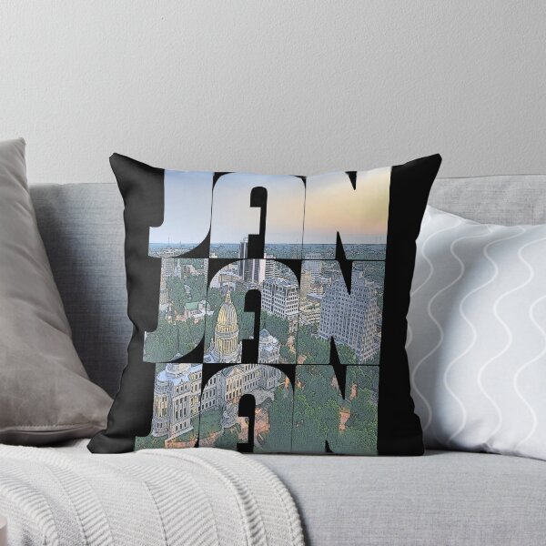 Item preview, Jackson, Mississippi JAN Sunrise Cityscape Repeating Pattern designed and sold by CrabbyLobster.